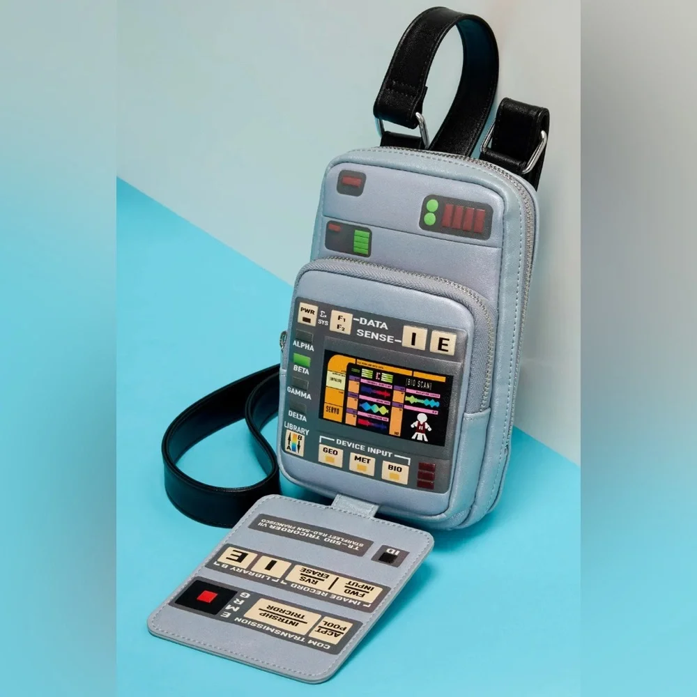 Loungefly Glow In The Dark Star Trek Crossbody Bag NWT